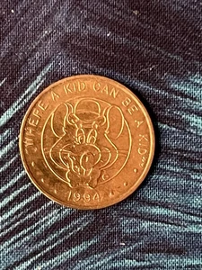 Vintage Chuck E. Cheese 1994 Arcade Game Token - Bild 1 von 2