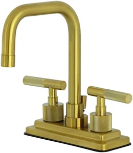 Kingston Brass KS664.KNL Convergent 1.2 GPM Centerset Bathroom - Brass - Picture 1 of 12