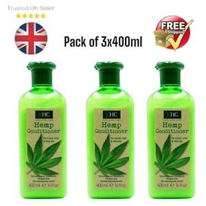 NEW XHC HEMP CONDITIONER 3x400ml DERMATOLOGICALLY TESTED - Picture 1 of 1