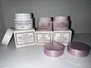 Fresh Rose Lot! 1 Mask & 2 Rose Deep Hydration face Cream - Picture 1 of 1