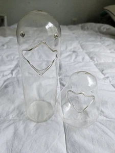 Vintage Duck Candy Peanut Feeder Glass Blown 1980 Chadwick Miller - Picture 1 of 7