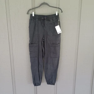 Splendid Destiny Jogger SZ XS Athleisure Pockets Elastic Drawsting Waist In Lead - Picture 1 of 12