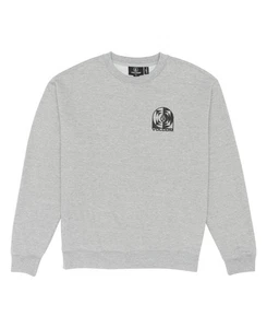 Volcom Men's Echo Chamber Crew Neck Fleece Sweatshirt, Heather Grey, X-Large - Picture 1 of 7