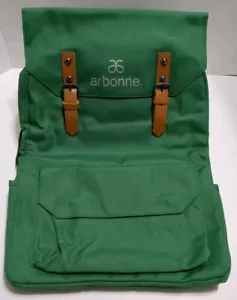Neu Arbonne Grün Rucksack Tasche Taschen Getränketasche Reißverschluss Verschluss sehr langlebig - Bild 1 von 4