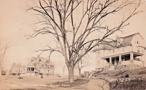 Real Photo RPPC Postcard Mansfield Ave near Camp Keewaydin Darien Connecticut CT - Picture 1 of 2
