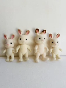 Sylvanian Families Schokolade Kaninchen Familie Figuren Calico Critters - Bild 1 von 8