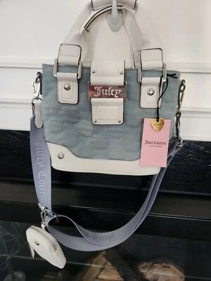 Mini Bolso de Mano JUICY COUTURE Denim Lavado Ligero con Monedero Nuevo con Etiquetas Foto 1 de 4