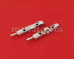 Fiat 124 Spider Chrome Sunvisor Anchor Hinge Set 66-78 New - Bild 1 von 1