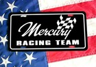 Black Mercury RACING License plate tag 1965 Comet 1966 Cyclone 1967 Cougar 1968 