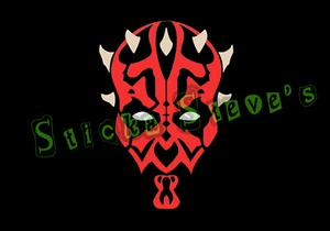 Star Wars Darth Maul Sith Lord Dark Side Cool Vinyl Sticker Decals 8 Pack - Bild 1 von 2