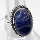 925 Silver Plated-sodalite Ethnic Gemstone Handmade Ring Jewelry Us Size-9 Au D9