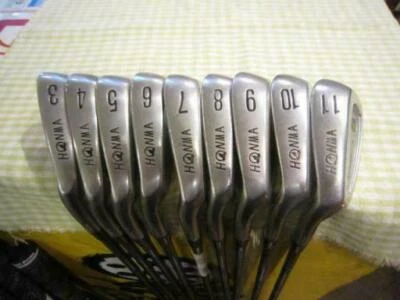 LEFT-HANDE HONMA LB-606 1-STAR 9PC R-FLEX IRONS SET GOLF CLUBS BERES - Image 1 of 4