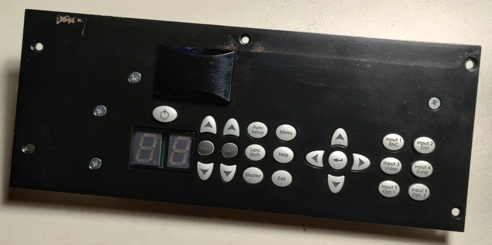 Christie DW8K DW5K Control Panel Projector 100358 2 1 - Image 1 of 4