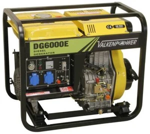 Generator offen 6kVA 230V 5kW Diesel Stromgenerator Stromerzeugung Notstrom - Bild 1 von 4