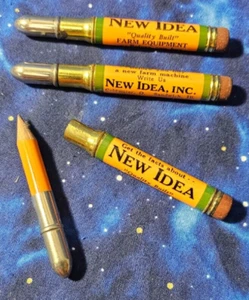 Matita proiettile attrezzatura agricola idea nuova vintage nuova mai usata lotto di 3 - Foto 1 di 3