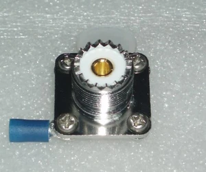 AMECO®  AC-1  antenna connector SO-239  -  AMECO part# H4 - Picture 1 of 8