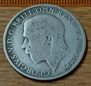 2 chelines. GB. Reino Unido. 1921. George V. S 50%. Tonificación sutil. - Imagen 1 de 2