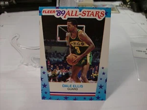 1989-90 Fleer Stickers  #8 - Dale Ellis - Seattle SuperSonics  89-027 - Picture 1 of 2