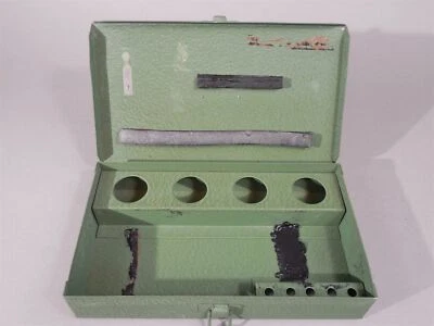 Burndy M10S - 1 Original Crimp Tool/Die Case - Green -  EMPTY USED - Imagem 1 de 4