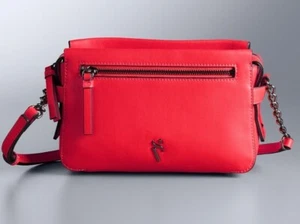 Simply Vera Wang Sintra Crossbody Bag Handbag Purse - Cherry Red - New - Picture 1 of 1
