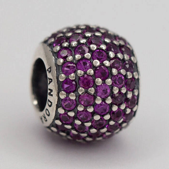 Authentic PANDORA Charm 791051CZR Red Pave Lights Bead