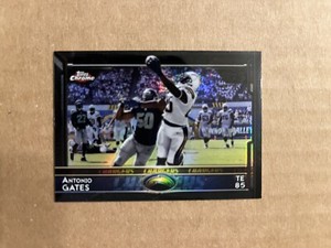 2015 Topps Chrome ANTONIO GATES Mini Black Refractor /15 Chargers