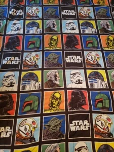 Vintage Star Wars Classic Reversible Twin Comforter Darth Vader Yoda Skywalker - Picture 1 of 6