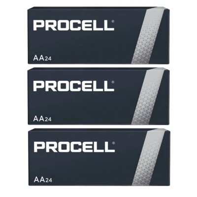 72 pilas alcalinas constantes AA Duracell Procell de 1,5 V (PC1500, LR6) Foto 1 de 4
