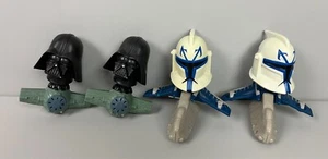 Star Wars 2008 Bobblehead Happy Meal Toys Darth Vader & Clone Trooper - Picture 1 of 11