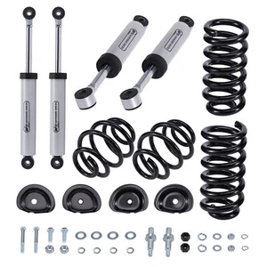 3" / 5" Drop Lowering Kit w/ Shocks for Chevy C10 GMC C15/C1500 Suburban 63-72 - Picture 1 of 11