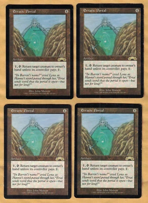 4x   Erratic Portal  (Exodus,  Rare,  English,  1998) MTG 4 - Image 1 of 2