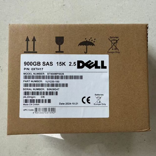 Dell XTH17 0XTH17 900GB 15K 2.5" SAS 12Gbps HDD V6 ST900MP0026