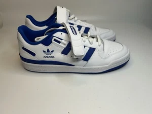 Adidas Mens Forum Low FY7756 Size 11.5 Royal Blue/White Brand New Without Box - Picture 1 of 5