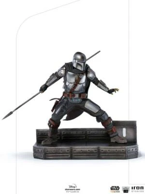 STAR WARS - Mandalorian 1/10 Deluxe BDS Art Scale Statue Iron Studios - Photo 1/4