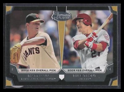 2012 Bowman Draft Picks & Prospects #TP-CT Matt Cain / Mike Trout Dual — 第 1/2 张图片