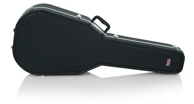 Estuche moldeado ABS Gator Cases Deluxe para guitarras acústicas; se adapta al estilo Ovation Foto 1 de 4