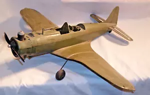 WEN-MAC DOUGLAS DAUNTLESS WWII BOMBER GAS AIRPLANE TETHER CONTROL LINE TOY - Picture 1 of 3