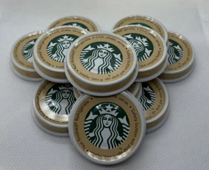 ✅ FORNITURE ARTIGIANALI ~ Una dozzina (12) coperchi bottiglia Starbucks ~ fai da te, progetti - Foto 1 di 3