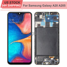 NEW LCD Display For Samsung Galaxy A20 SM-A205U Touch Screen Replacement + Frame