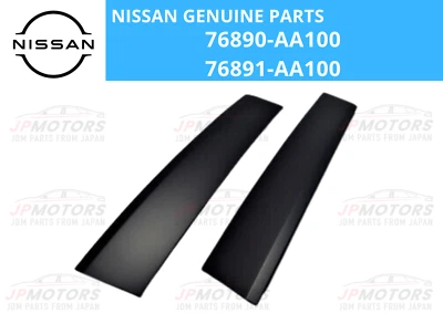 NISSAN GENUINE Skyline R34 GT-R BNR34 2-Door Pillar Sash Garnish Finisher 2-Set Foto 1 de 4