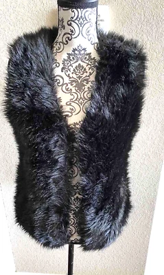 Chaleco BB Dakota M Negro Imitación Piel Forrado Bolsillos Ventilación Lateral Mediano Mediano Foto 1 de 4