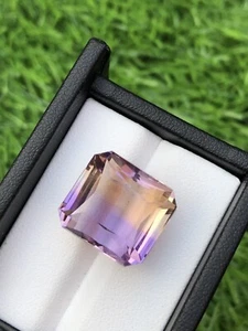 26.65ct Natural Ametrine One of a kind Cut Gem Nice Color & Luster from Bolivia - Picture 1 of 2