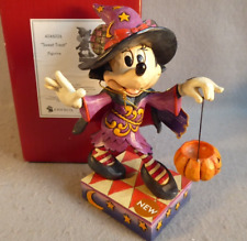 Disney Halloween Minnie Mouse Witch Sweet Treat Pumpkin Jim Shore Figure 4046026