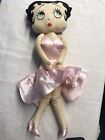 Monroe pose 1988 Betty Boop Cloth Doll King Features 18" Pink Dress and shoes