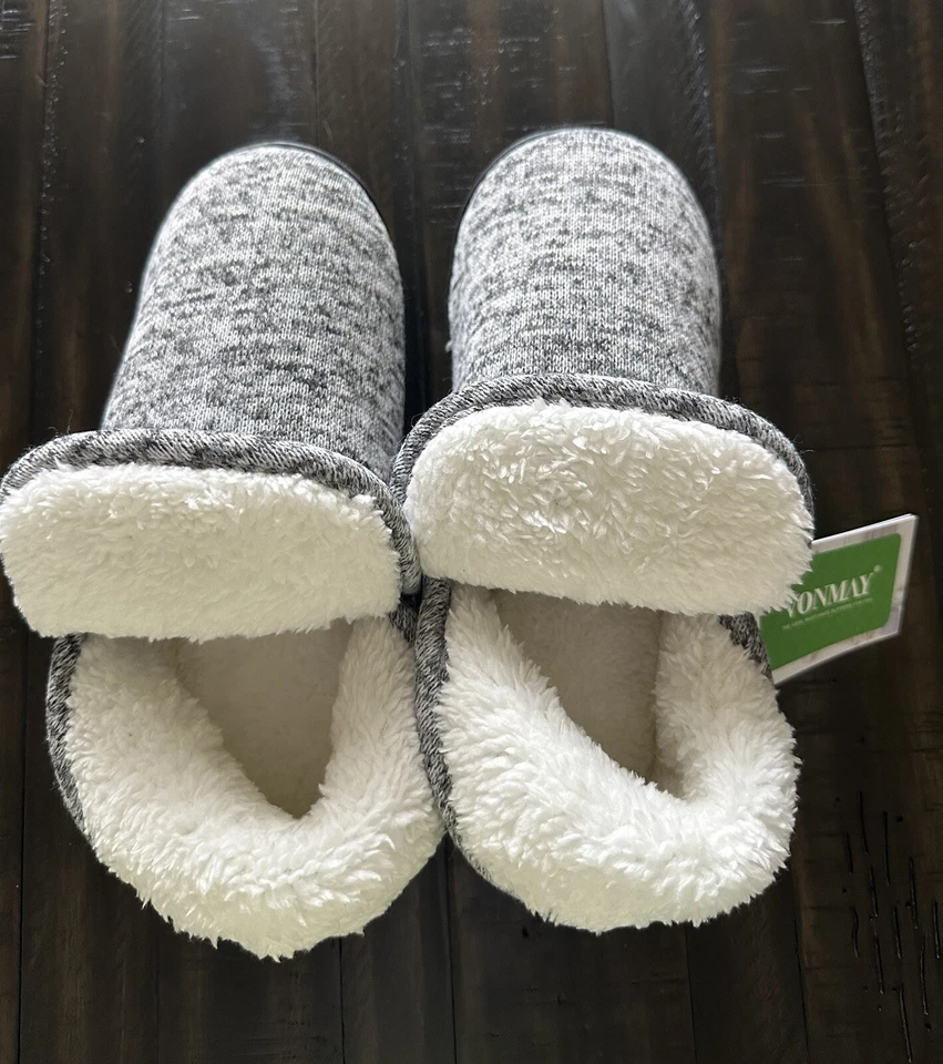 VONMAY женщин удобные ботинки тапочки памяти пены лодыжки дом туфли размер 11 - Изображение 1 из 3