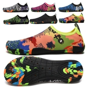 Herren Aqua Wasserschuhe Badeschuhe Aquaschuhe Schwimmschuhe Strand Sport Socken - Bild 1 von 31