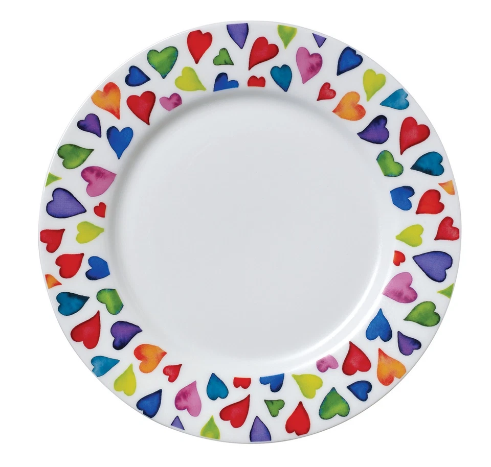 Dunoon Warm Hearts Kuchenteller Frühstücksteller 22 cm - Bild 1 von 1