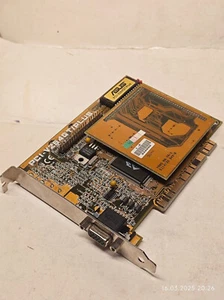 RARE *4 MB SGRAM* PCI VGA ASUS PCI-V264GT/Plus (ATI 3D Rage II / II+DVD ) 4 MB - Picture 1 of 12
