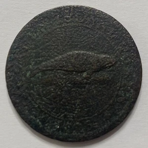 1815 MAGDALEN ISLANDS LOWER CANADA ONE CENT PENNY TOKEN CIRCULATED COIN LC-1 - Picture 1 of 2
