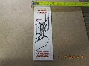 LOGO AVVISO TENSIONE MOTOSEGA BIRO - Foto 1 di 1